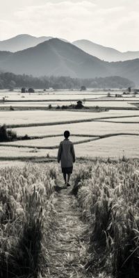  Journey Through the English Landscape: A Poetic Vision Captured in Black and White